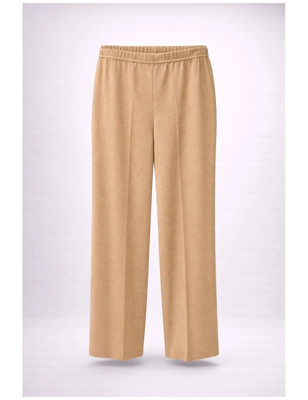 Pantalone In Lana Color Cammello