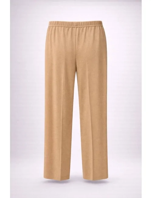 Pantalone In Lana Color Cammello