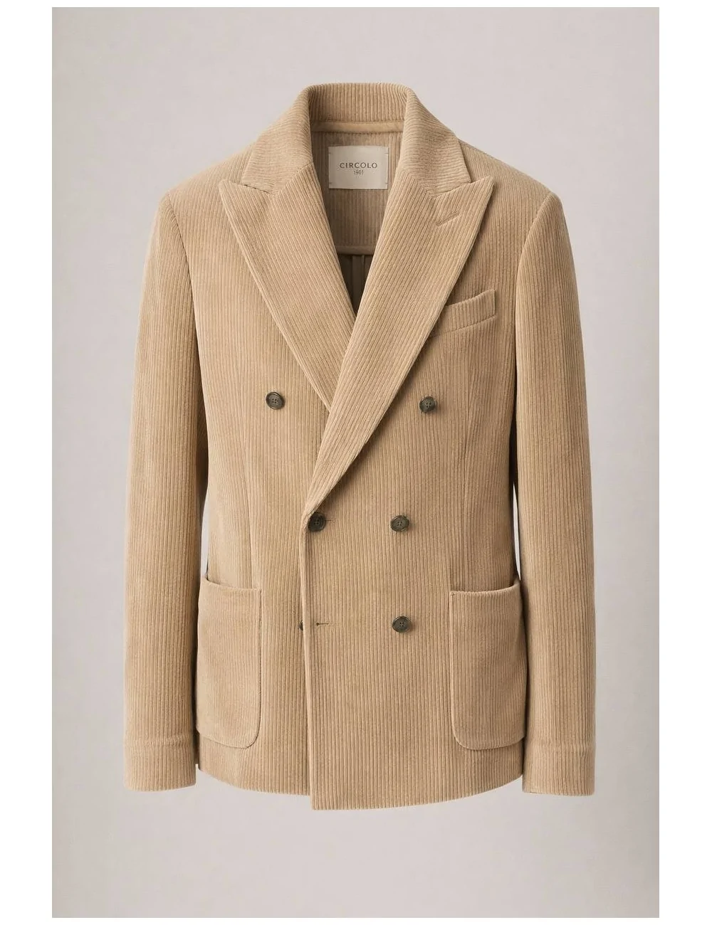 Blazer doppiopetto in velluto