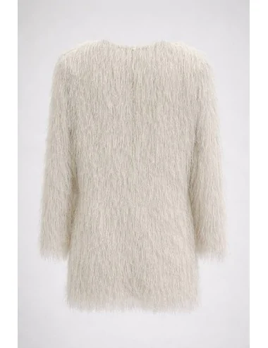 Abito mini con piume 2