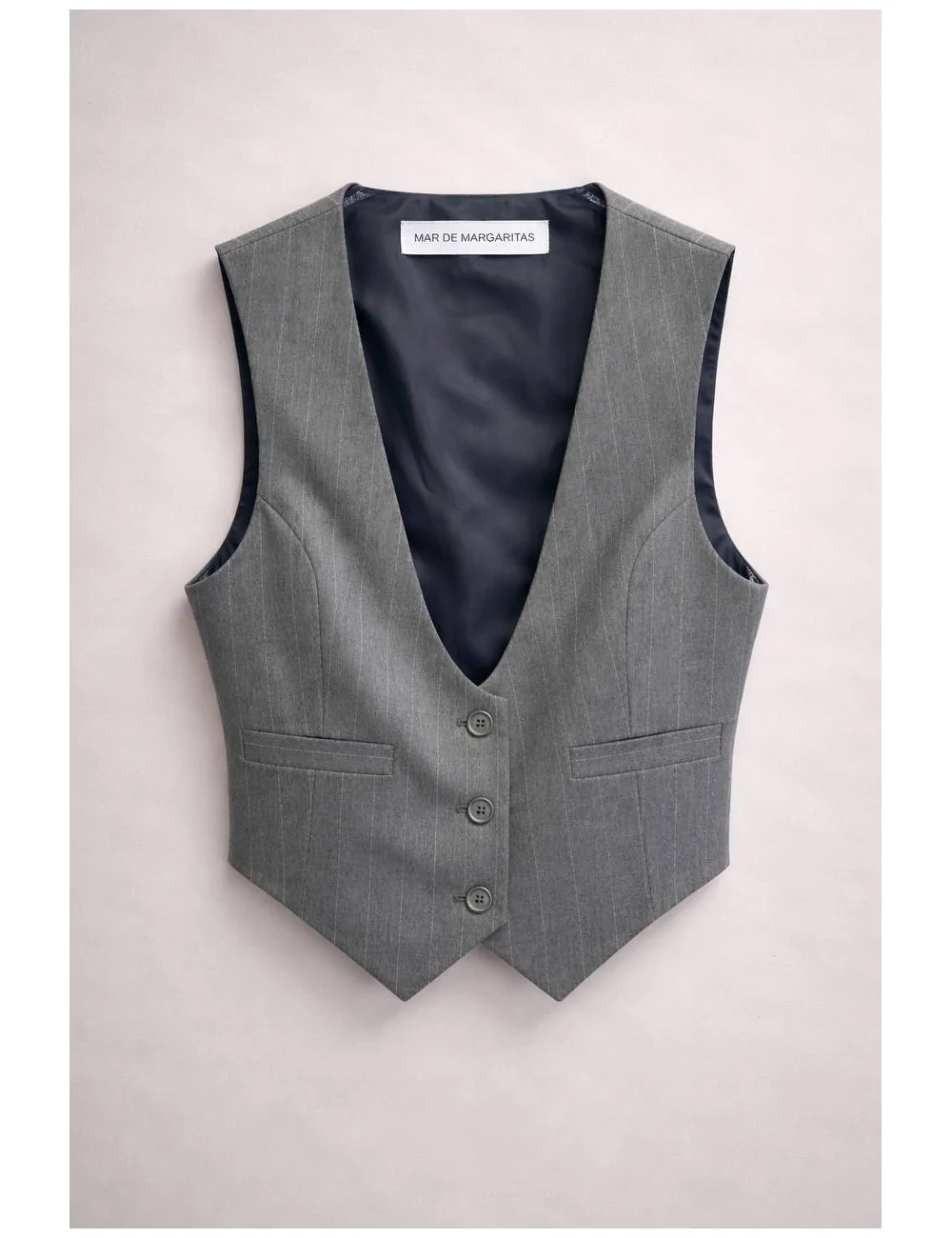 Gilet gessato Agata