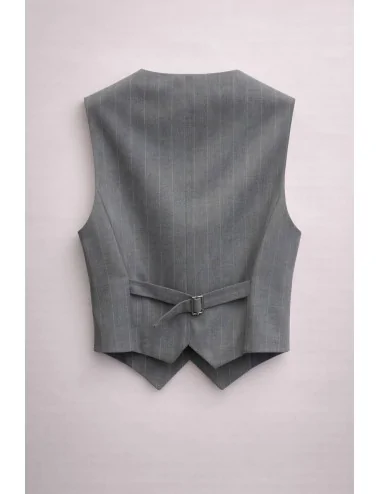 Gilet gessato Agata 2