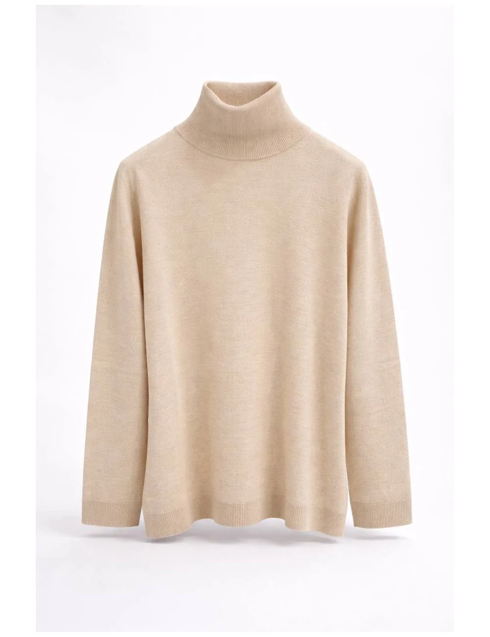 Maglia in lana collo alto