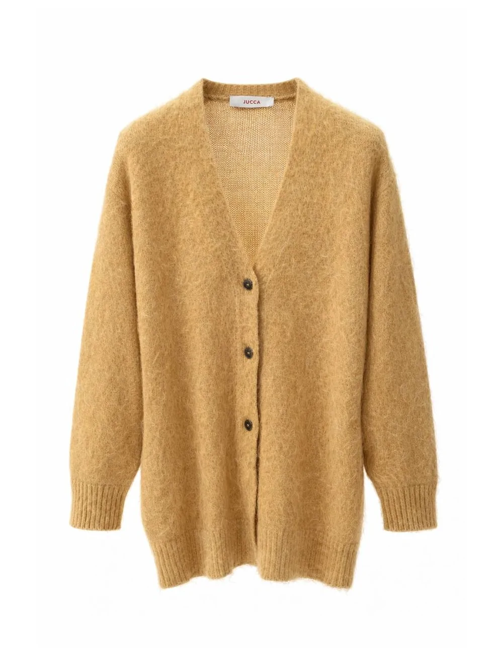 Cardigan Lungo Color Biscotto