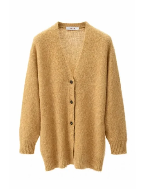 Cardigan Lungo Color Biscotto