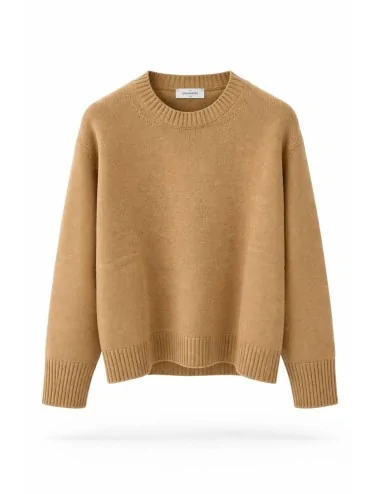 Girocollo cashmere e lana