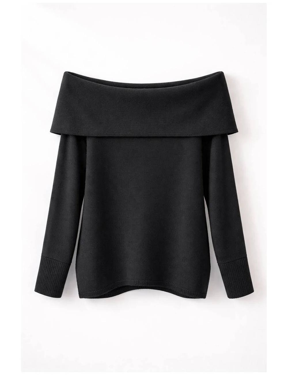 Maglia scollo a barca in cashmere