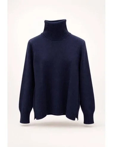 Collo alto in lana