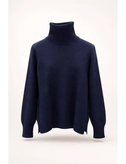 Collo alto in lana