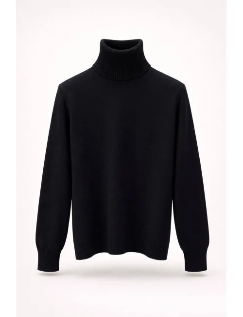 Collo alta in lana