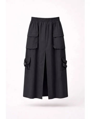 Gonna cargo in tessuto tecnico