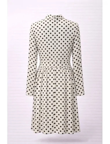 Abito Corto Dolcevita In Crepe 2