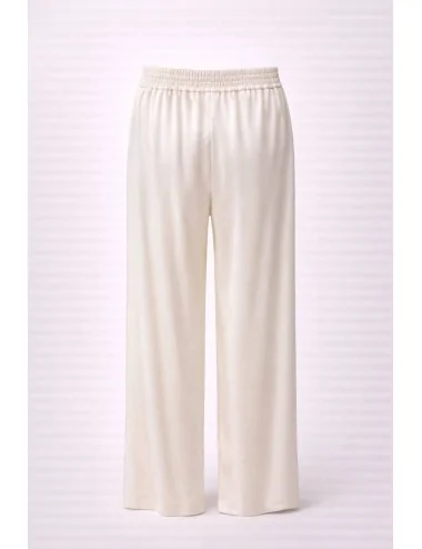 Pantalone Bianco In Raso 2