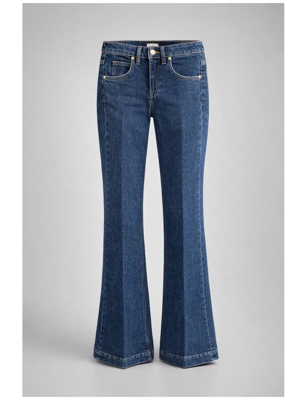 Jeans Blu Scuro A Zampa