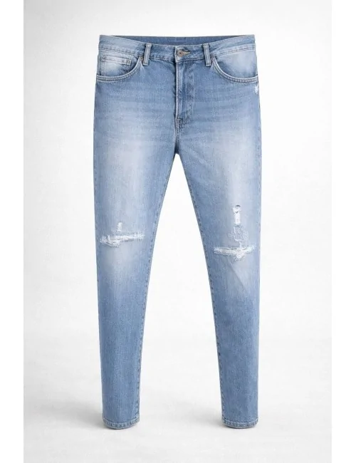 Jeans Nina vita alta con strappi