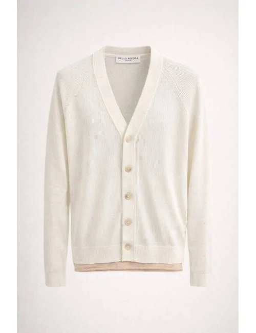 Cardigan con bottoni