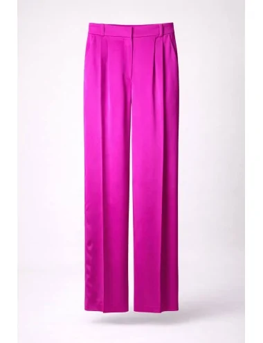 Pantalone Fucsia Con Pence