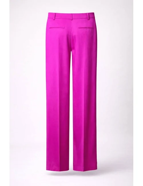 Pantalone Fucsia Con Pence