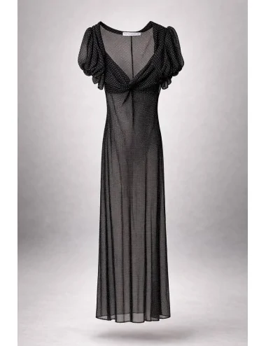 Abito lungo Benedetta in georgette 2