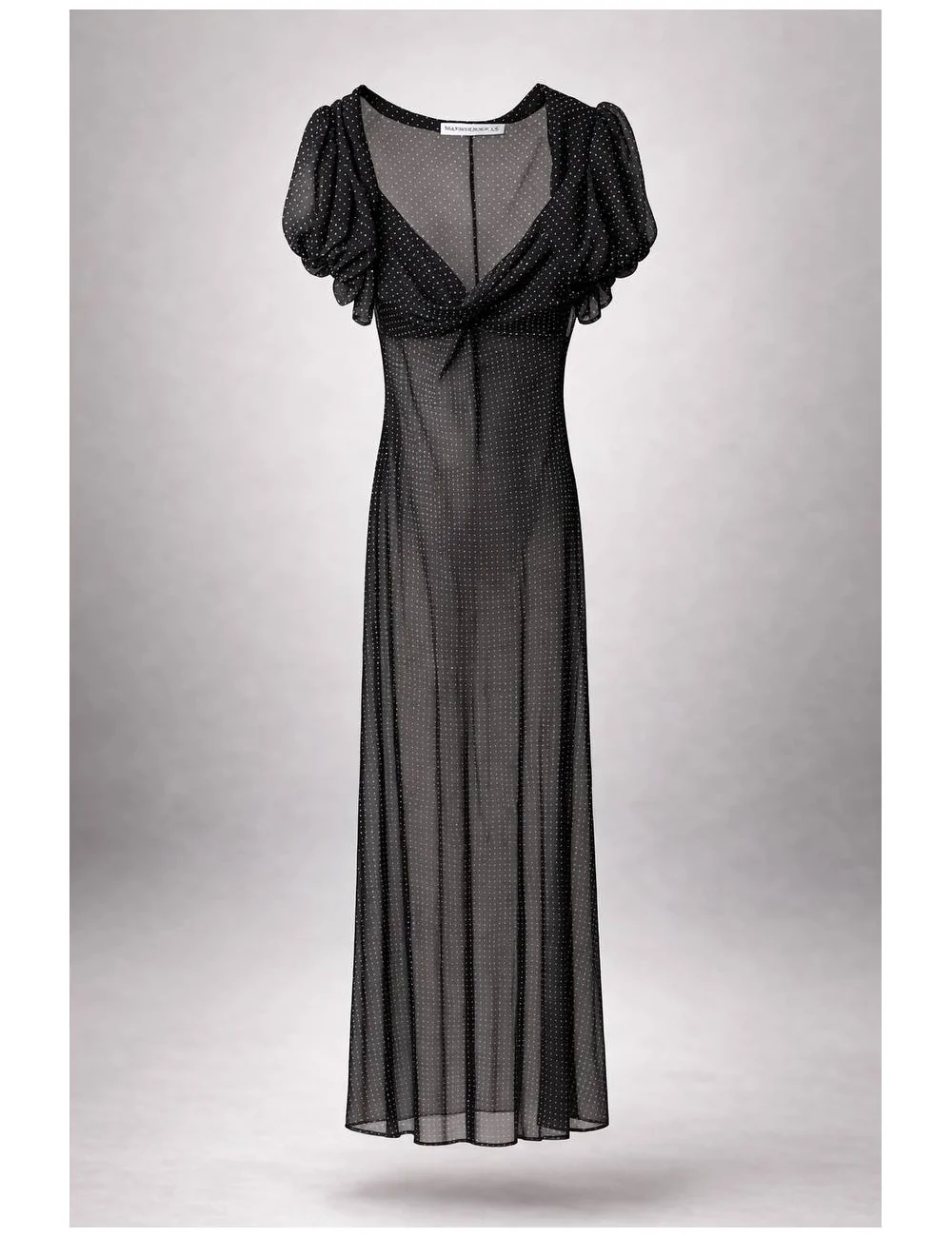 Abito lungo Benedetta in georgette