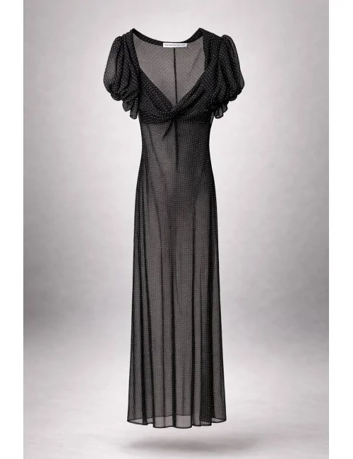 Abito lungo Benedetta in georgette