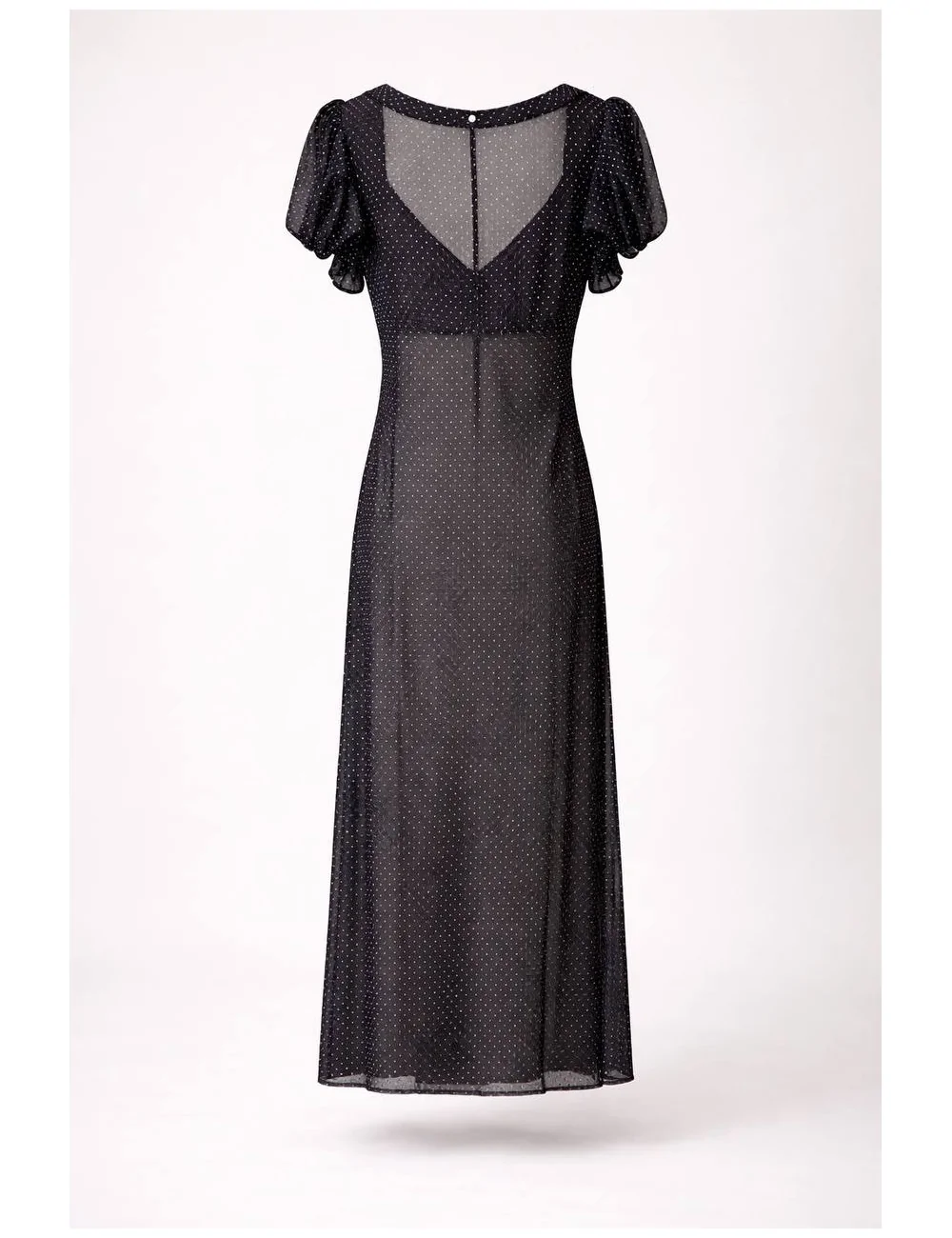 Abito lungo Benedetta in georgette