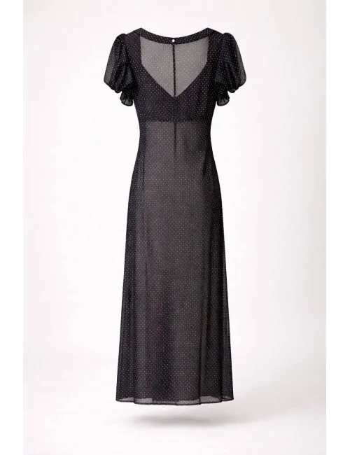 Abito lungo Benedetta in georgette
