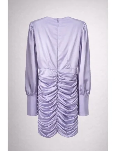 Abito glicine con ruches 2