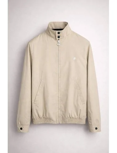 Giubbino beige in cotone