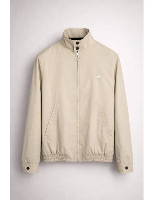 Giubbino beige in cotone