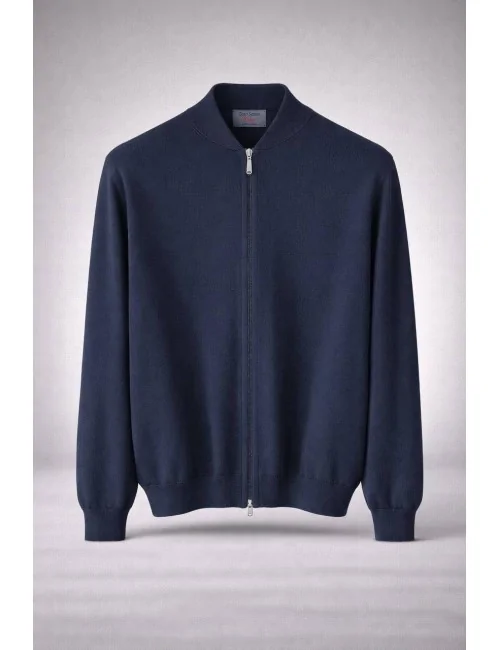 Cardigan con zip