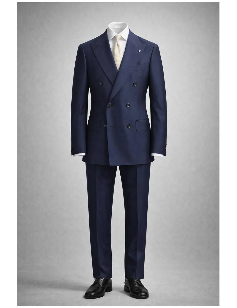 Abito blu doppiopetto
