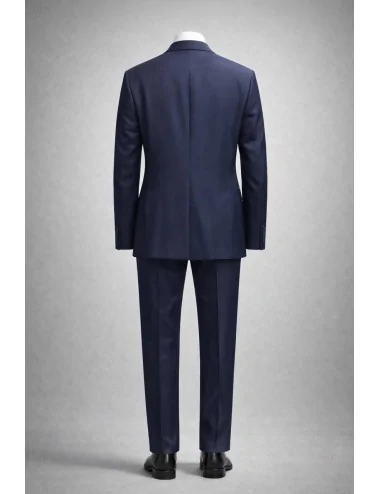 Abito blu doppiopetto 2
