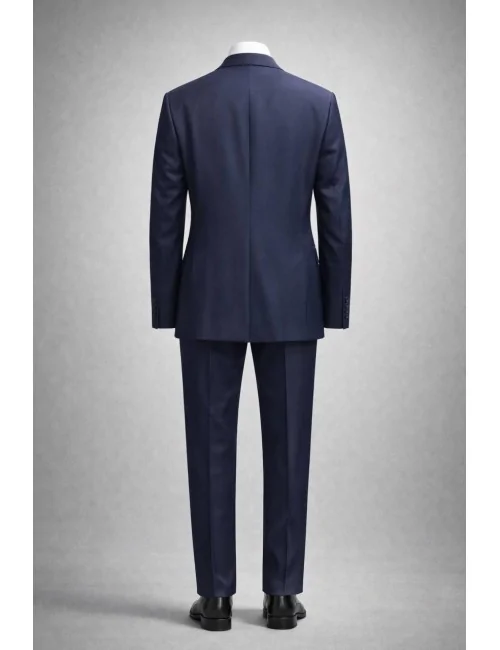 Abito blu doppiopetto
