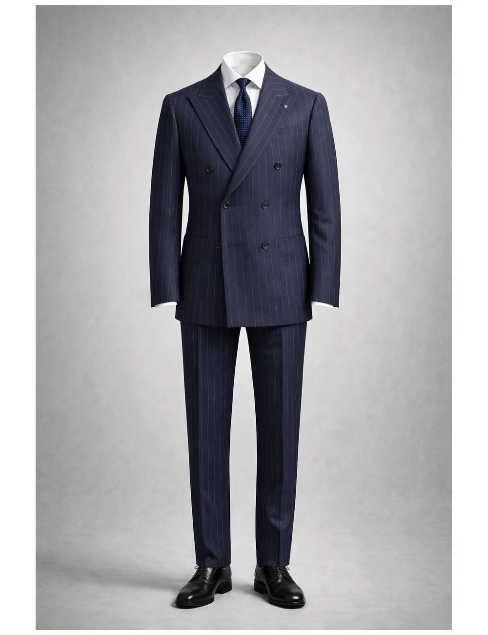 Abito doppiopetto gessato