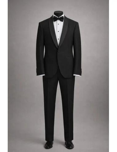 Abito sciallato in grogrè