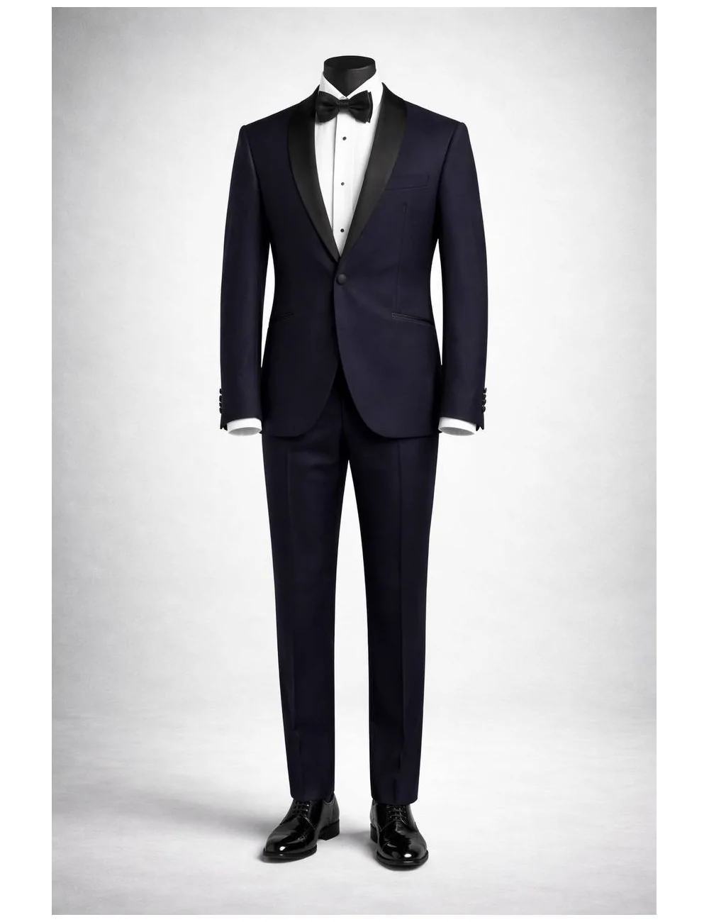 Abito sciallato in grogrè