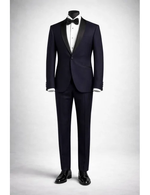 Abito sciallato in grogrè