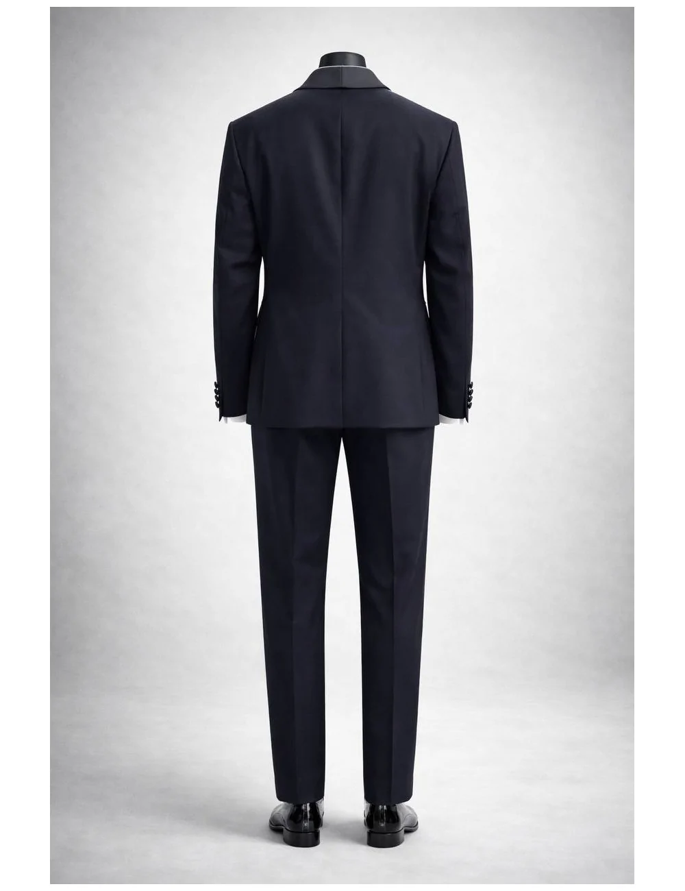 Abito sciallato in grogrè