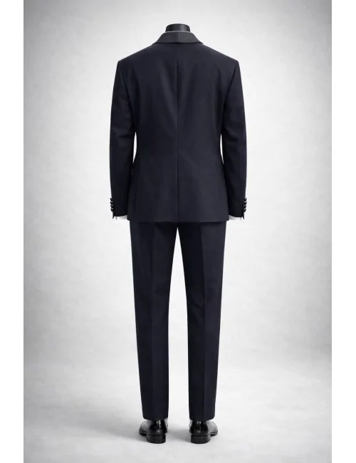 Abito sciallato in grogrè