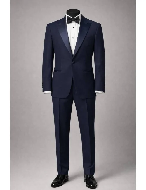 Abito monopetto in lana