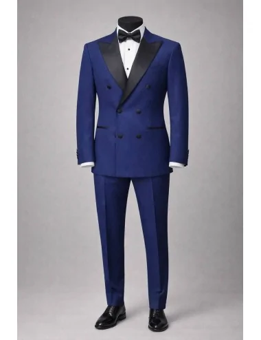 Abito bluette doppiopetto