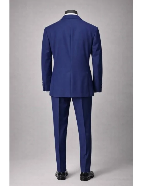 Abito bluette doppiopetto