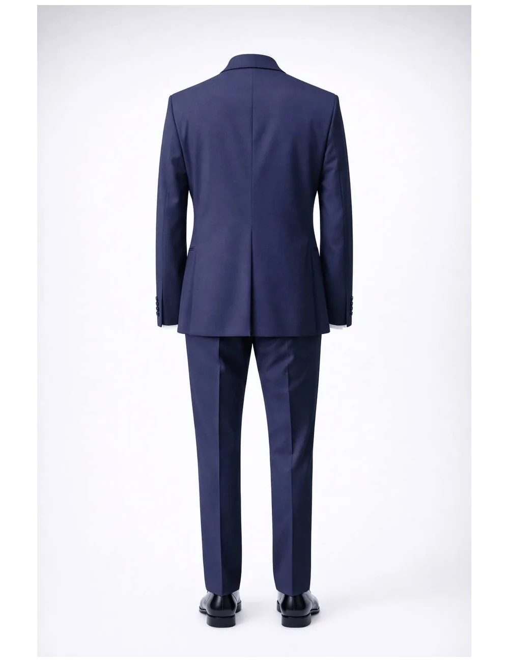 Abito sciallato con profilo in raso