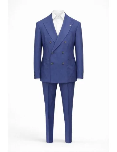 Abito blu doppiopetto