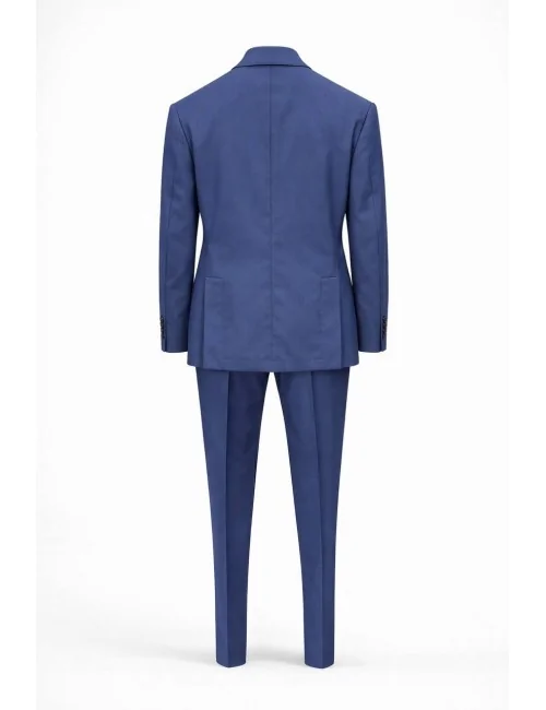 Abito blu doppiopetto