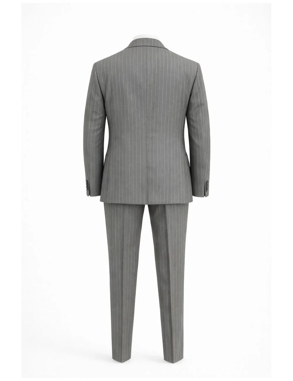 Abito Gessato Grigio