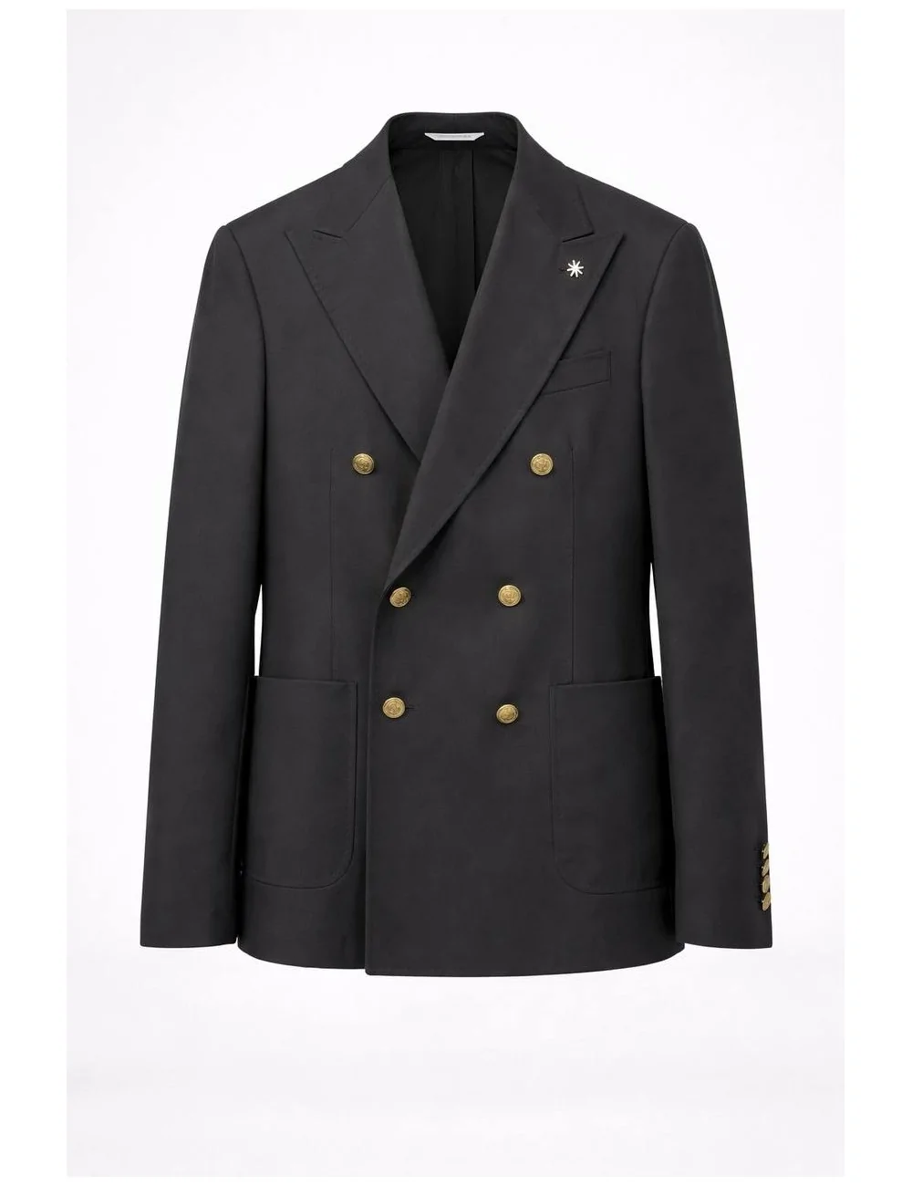 Giacca nera doppiopetto