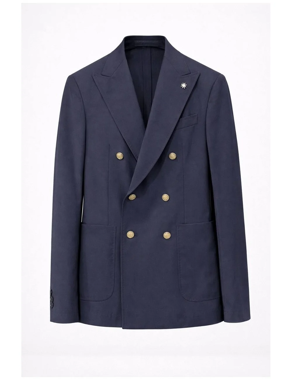 Giacca blu doppiopetto