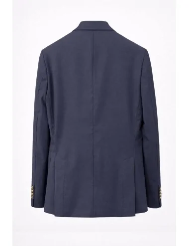 Giacca blu doppiopetto 2